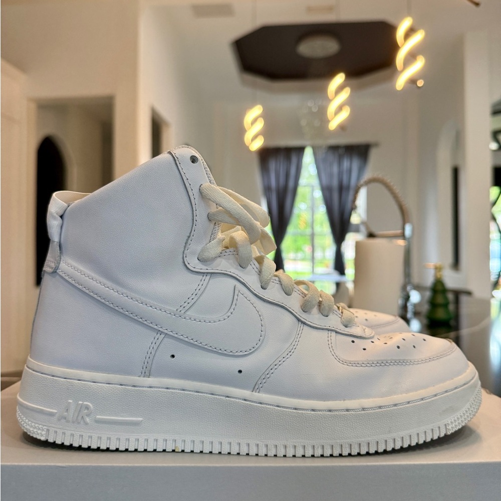 Nike Women's White High-Top Sneakers, Nike air force High top